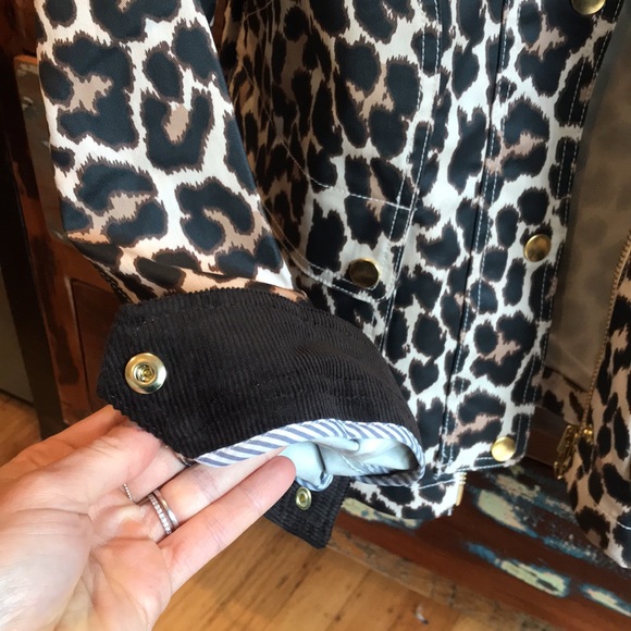 J.Crew Barn Jacket in Leopard NWT Sz Small - Picture 9 of 9